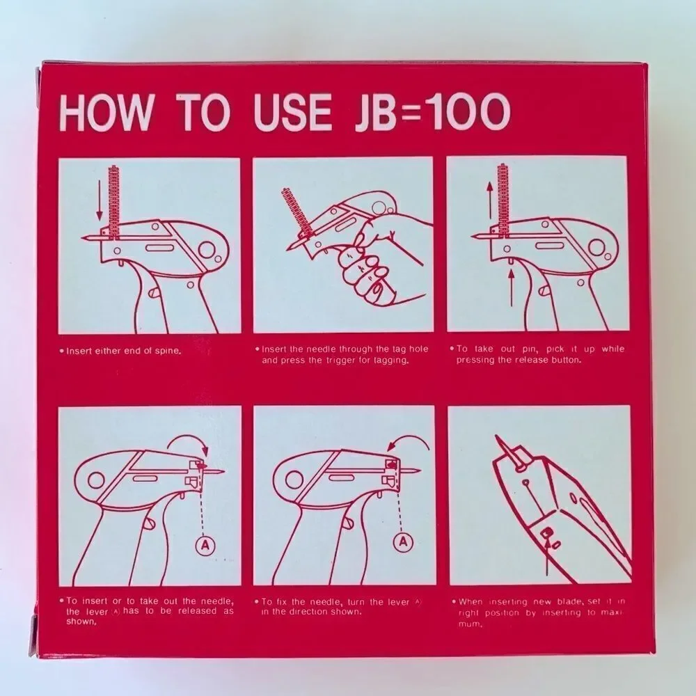 Price Tag Gun + 1,000 Barbs + Needles